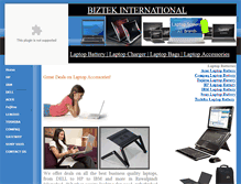 Tablet Screenshot of laptop.biztek.pk